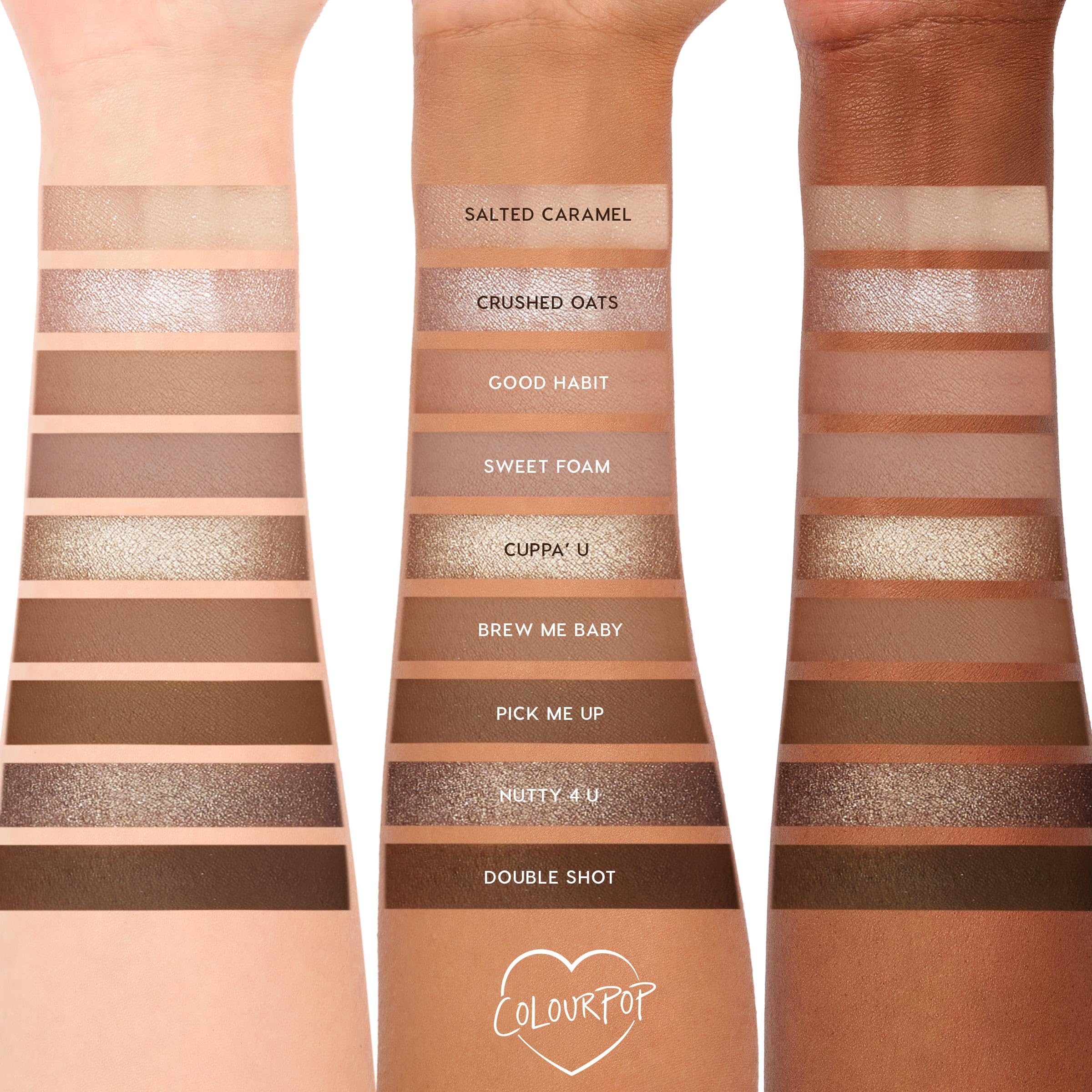 ColourPop Deja Brew: consejos de pinceles para pigmentación máxima con brochas planas.