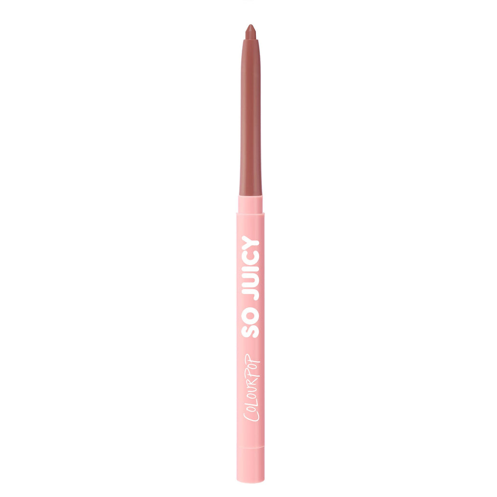 ColourPop So Juicy delineador con ceramidas y péptidos, suaviza líneas y añade volumen.