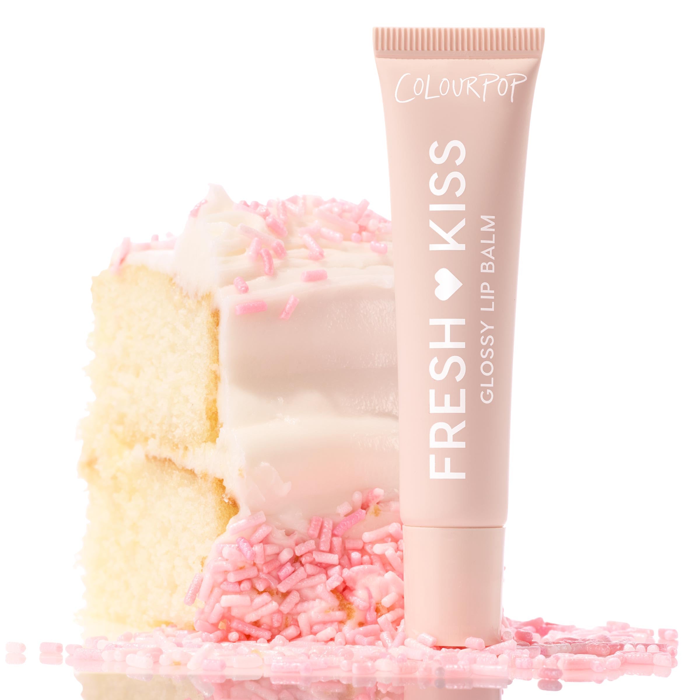 ColourPop Fresh Kiss, cuidado labial cruelty-free y envase práctico.