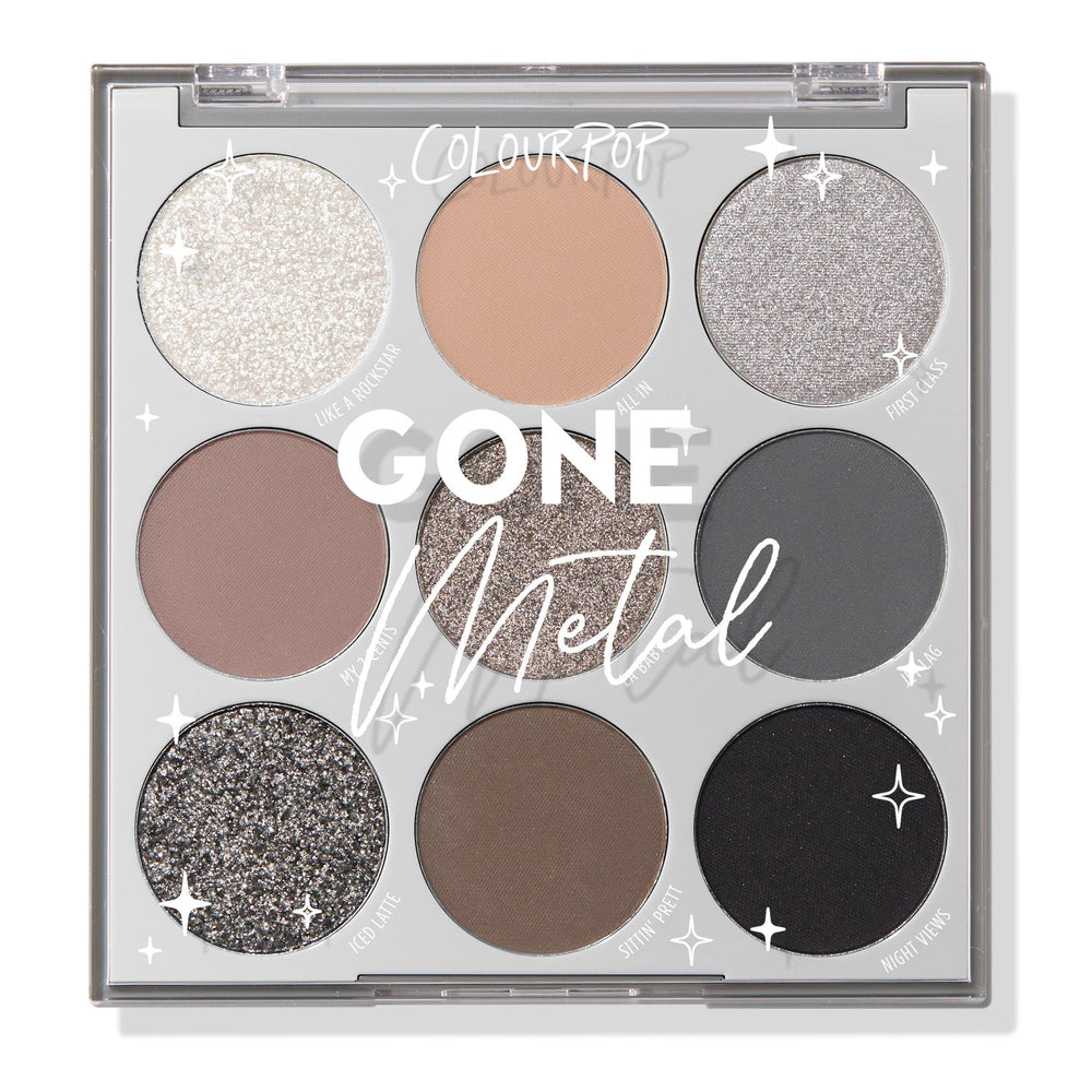 ColourPop Gone Metal: sombras mate para looks diarios y duraderos.