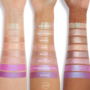 ColourPop Jelly Much Gel secado en polvo minimiza la transferencia.