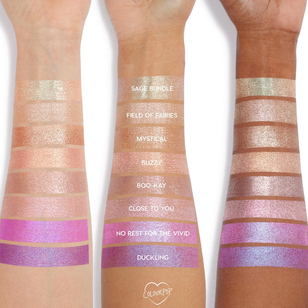 ColourPop Jelly Much Gel secado en polvo minimiza la transferencia.