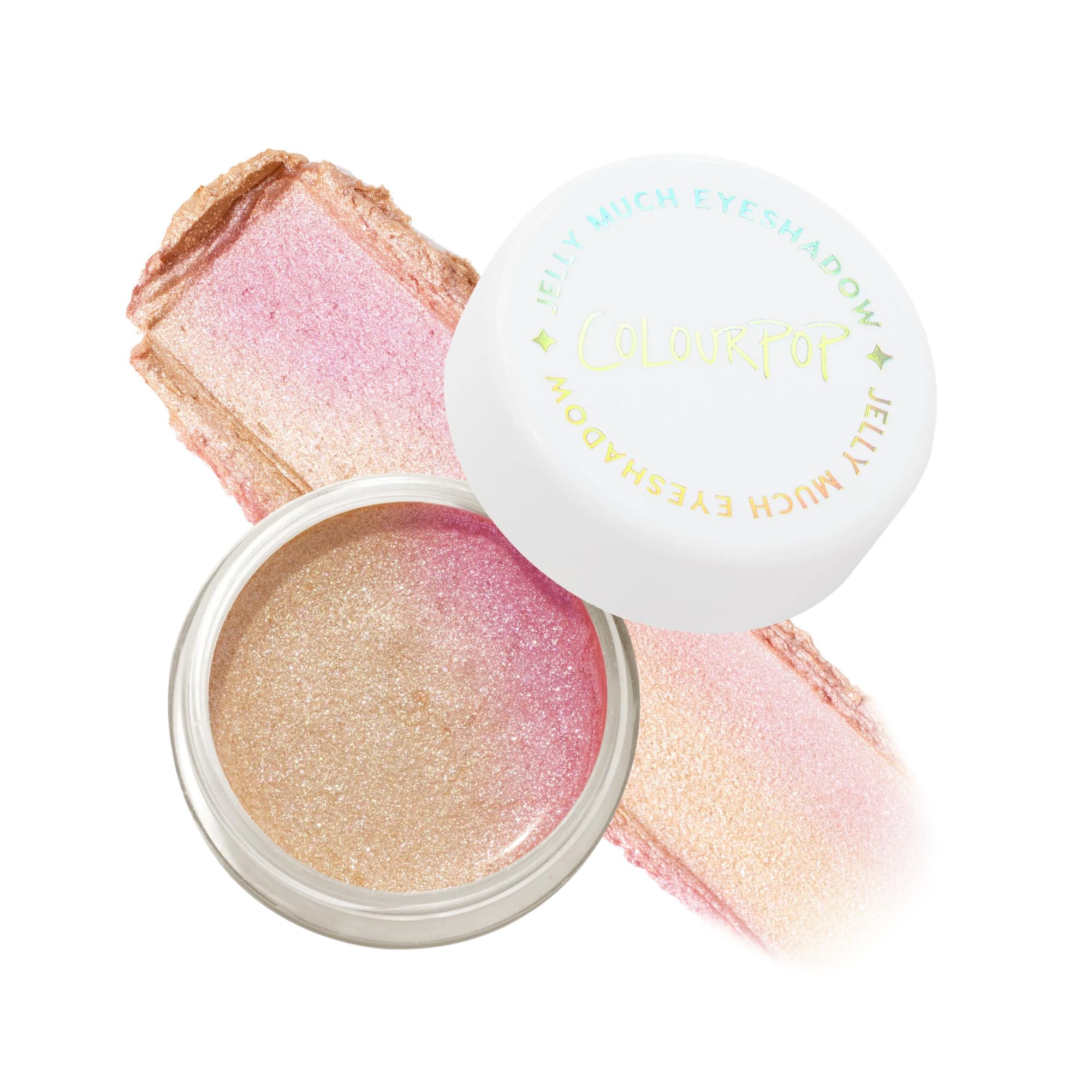ColourPop Jelly Much Gel sombra de ojos muestra color intenso de inmediato.