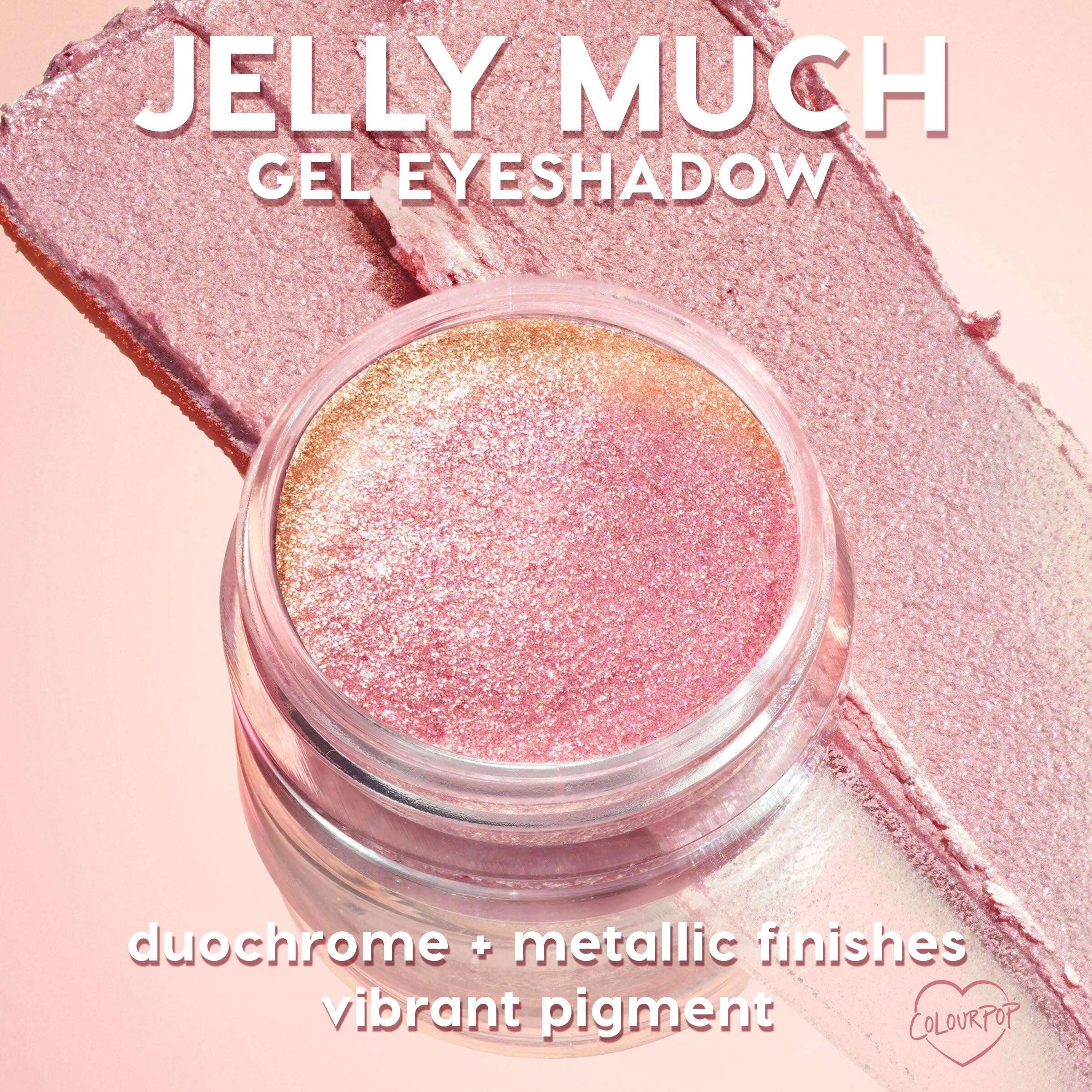 ColourPop Jelly Much Gel tapa hermética mantiene el producto fresco entre usos.