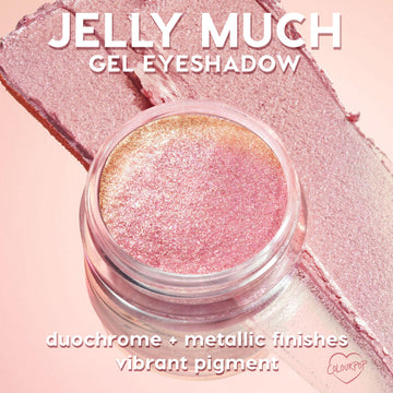 ColourPop Jelly Much Gel tapa hermética mantiene el producto fresco entre usos.