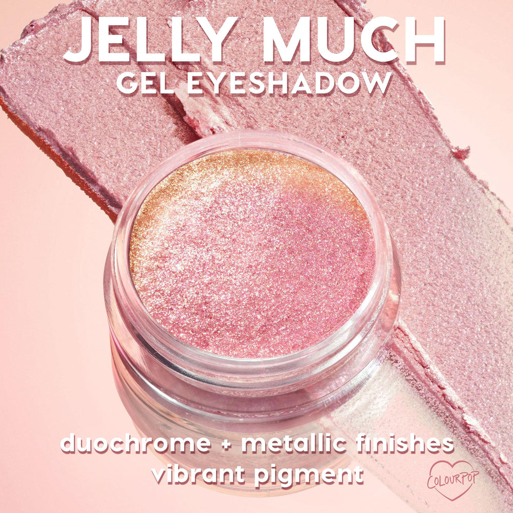 ColourPop Jelly Much Gel tapa hermética mantiene el producto fresco entre usos.