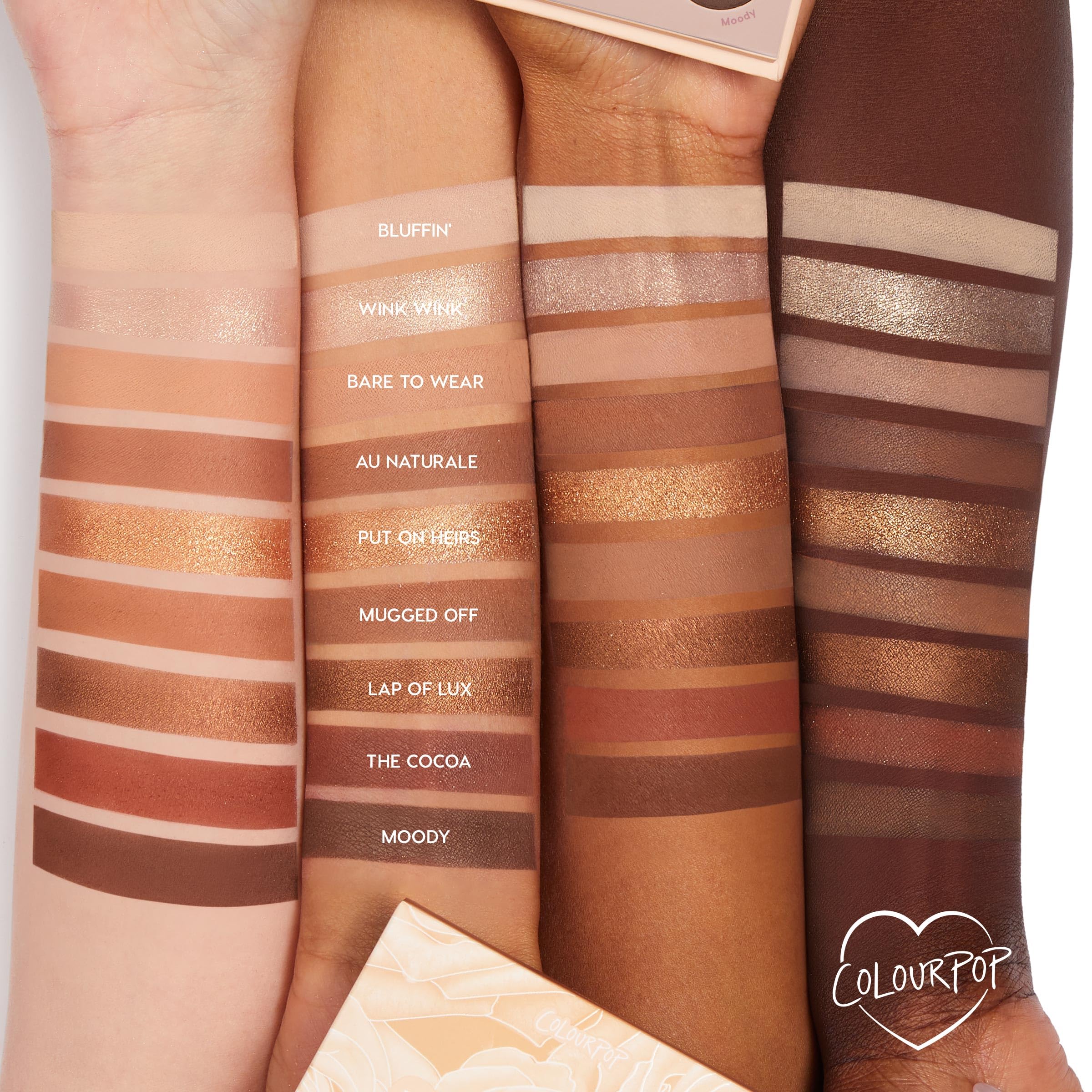 ColourPop Nude Mood: aplicación con brochas para mayor intensidad del color.