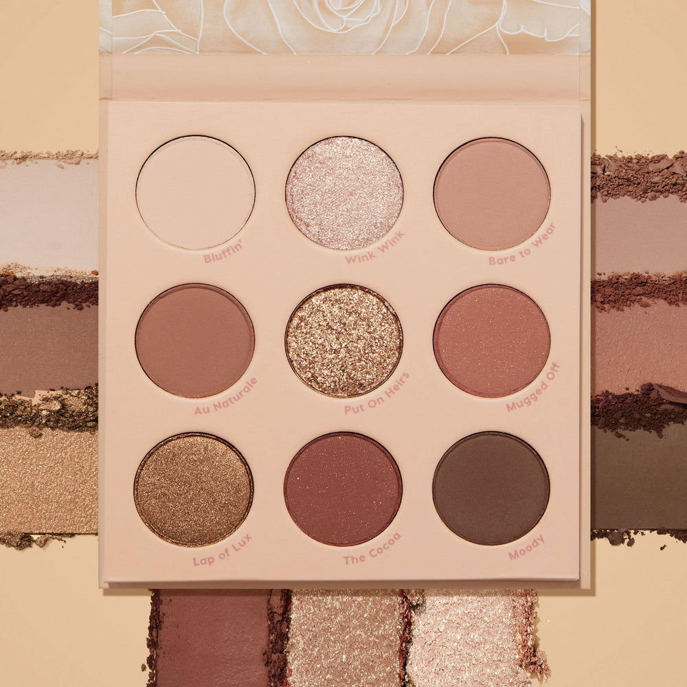ColourPop Nude Mood: sombras mate y metalizadas para acabado sofisticado.