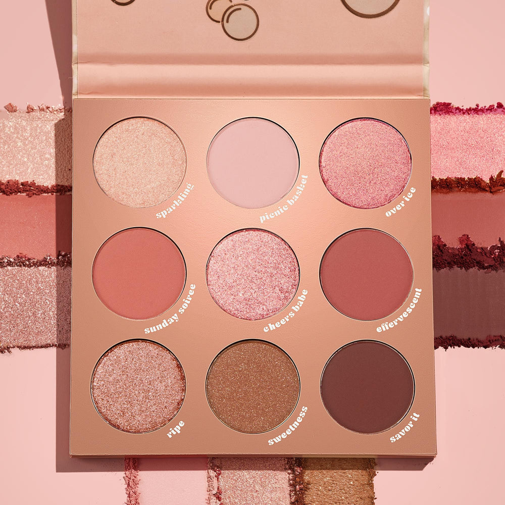ColourPop Rosé: sombras crema mate para uso diario suave