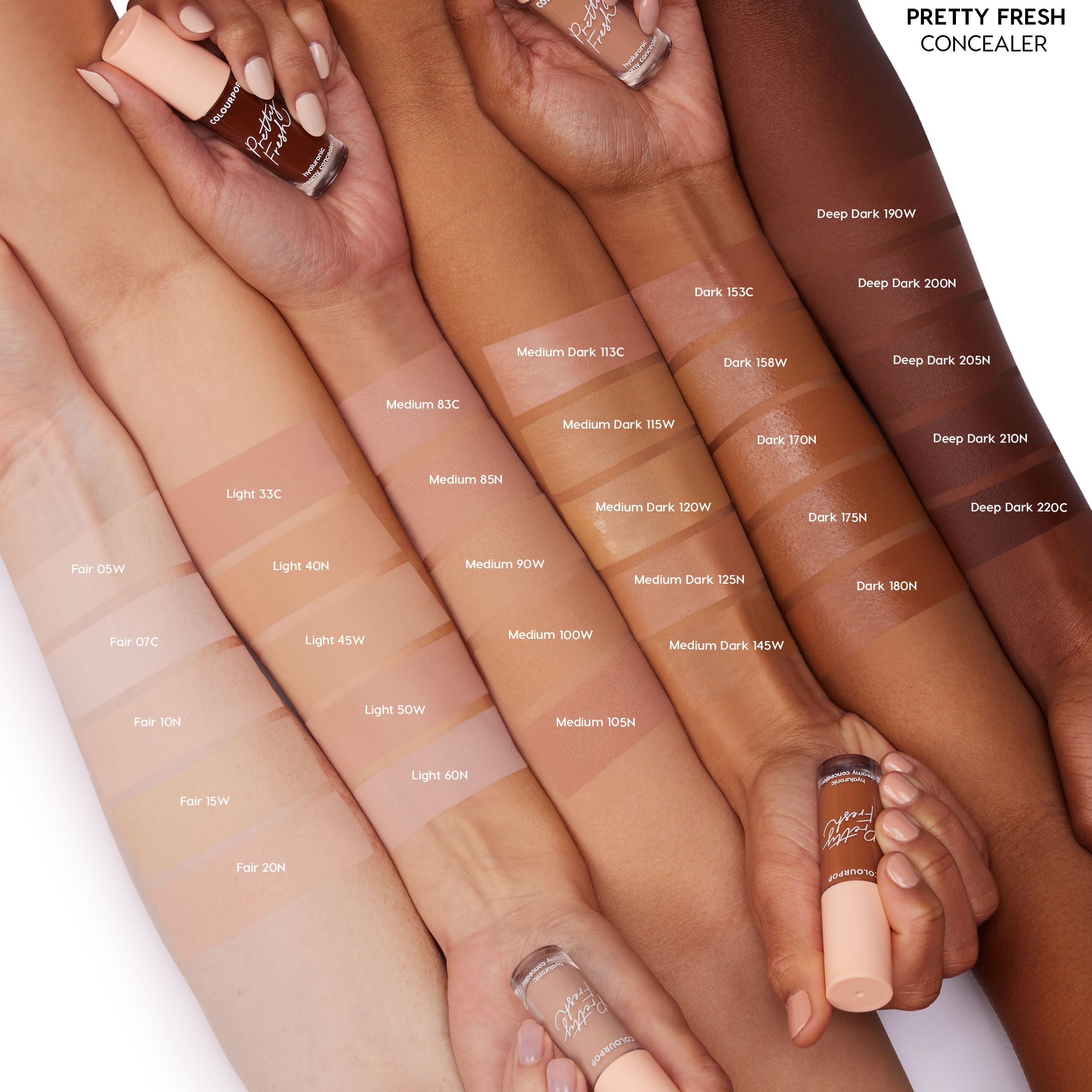 ColourPop Pretty Fresh Concealer, cobertura total para corregir imperfecciones.