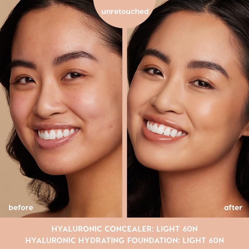 ColourPop Pretty Fresh concealer swirl texture highlighting creamy, blendable consistency.