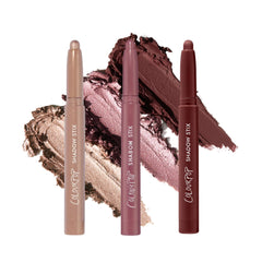 ColourPop Rose Goals Shadow Stix: trío mate y brillo para estilos versátiles, fácil de usar.