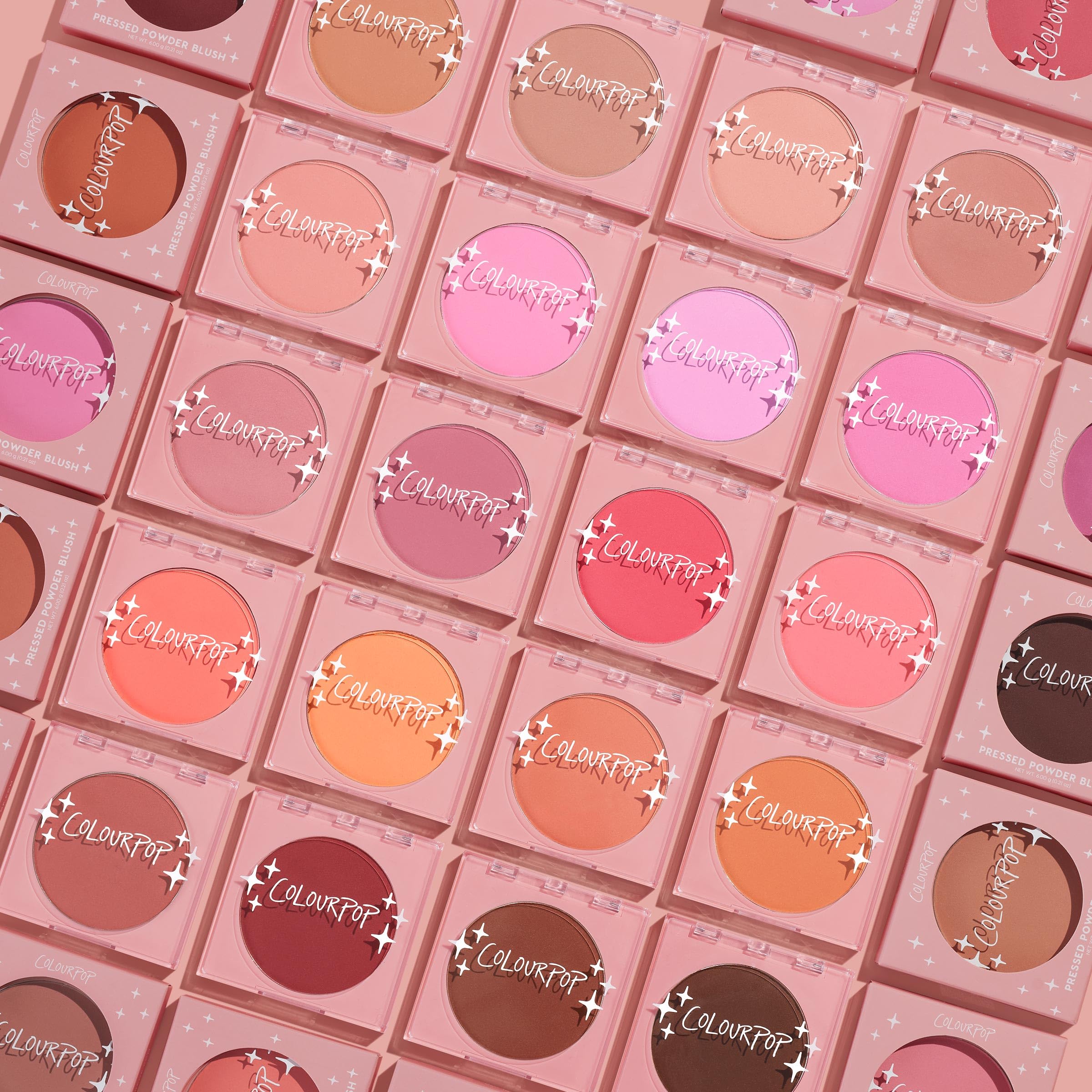 ColourPop rubor Prairie Air, acabado suave con resplandor sutil en mejillas.
