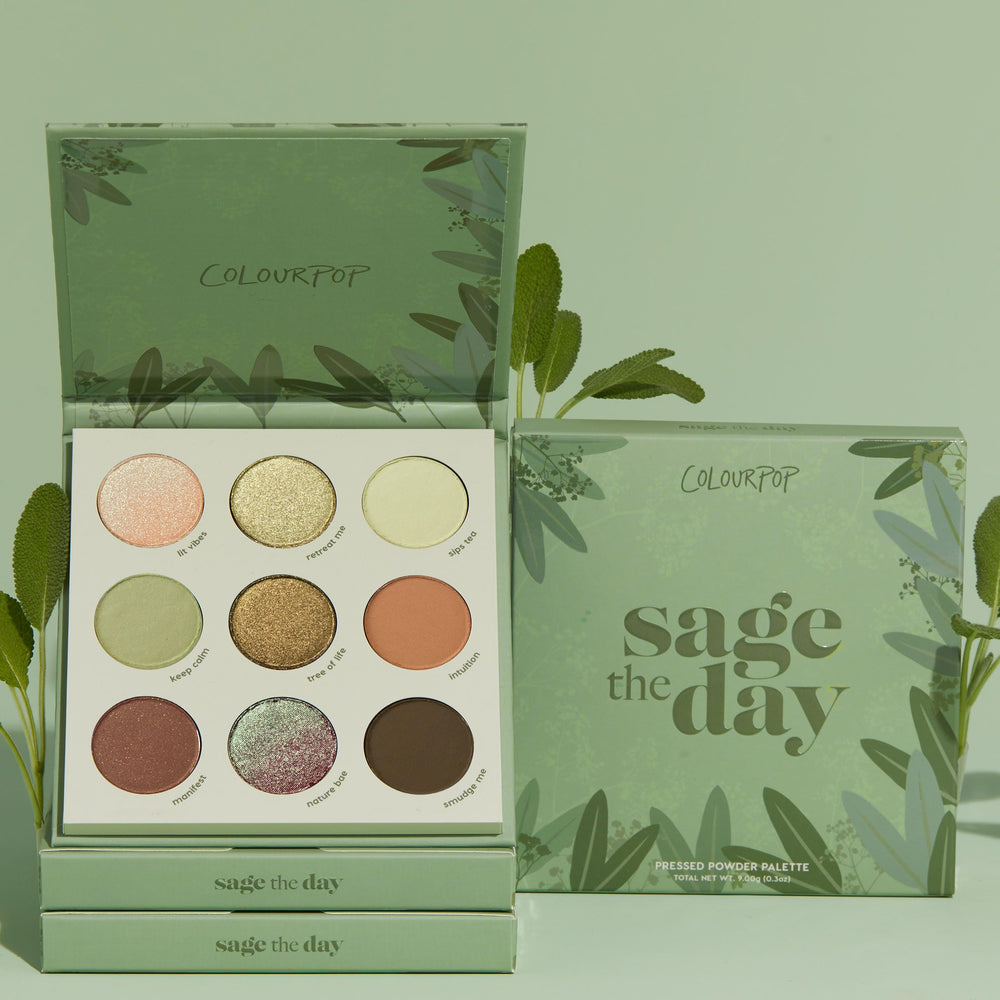 ColourPop Sage the Day: aplicación con pinceles para color intenso y difuminado