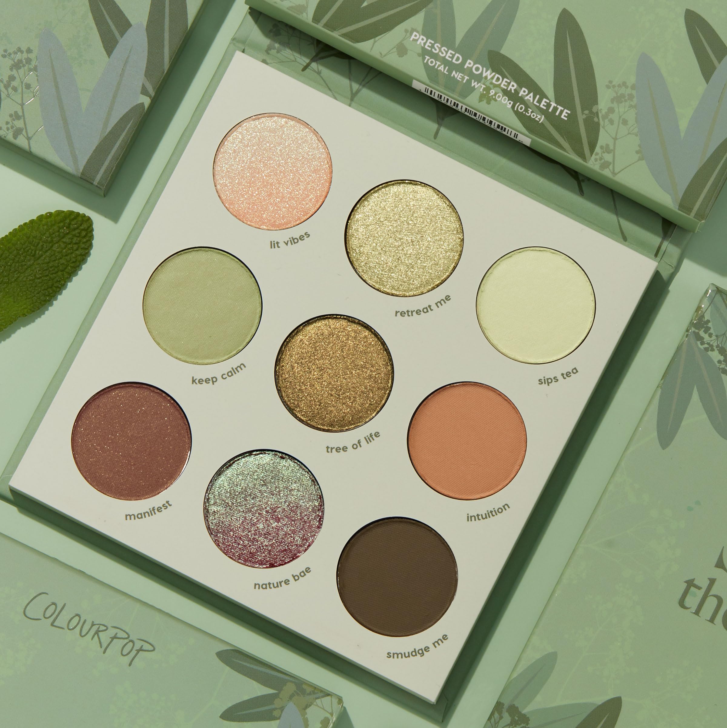 ColourPop Sage the Day: paleta con neutros y oliva para looks versátiles
