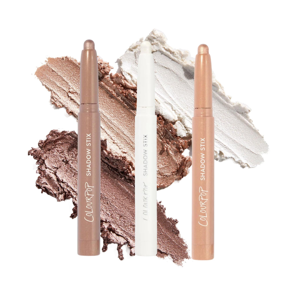ColourPop Shadow Stix Cold Girl icy white for brightening the eye area.