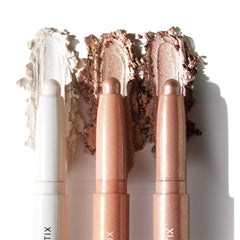 ColourPop Shadow Stix Honey BB warm champagne adds soft glow.