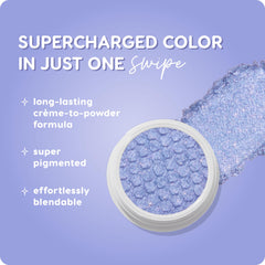 Sombra ColourPop Dream Much tono azul pálido para looks suaves