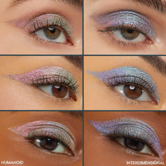 ColourPop El Monstruo efecto cromado que cambia con la luz para un look dinámico.