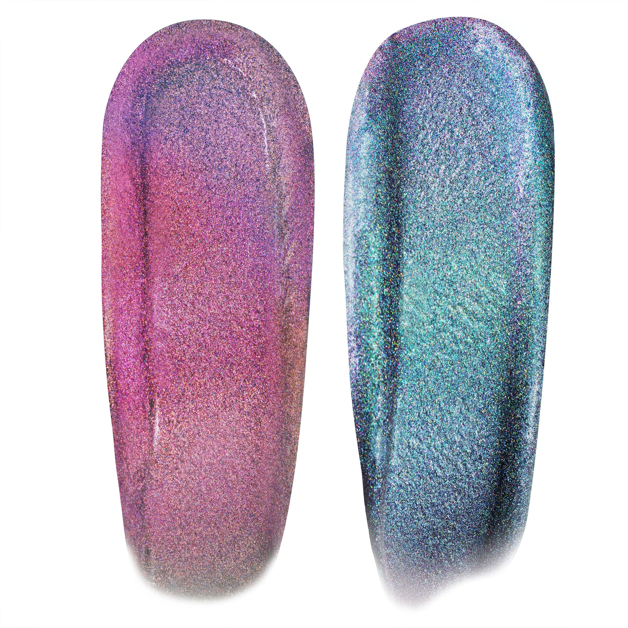 ColourPop El Monstruo sombra líquida cromada, aplicación suave y sin pliegues.