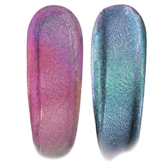 ColourPop El Monstruo sombra líquida cromada, aplicación suave y sin pliegues.