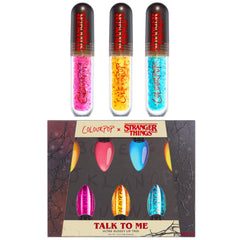ColourPop Talk to Me Ultra Glossy Lip Trio, frente con brillo intenso y acabado suave