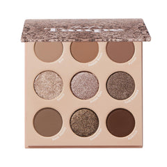 ColourPop That's Taupe, paleta abierta de ojos, tonos fríos para maquillaje duradero.