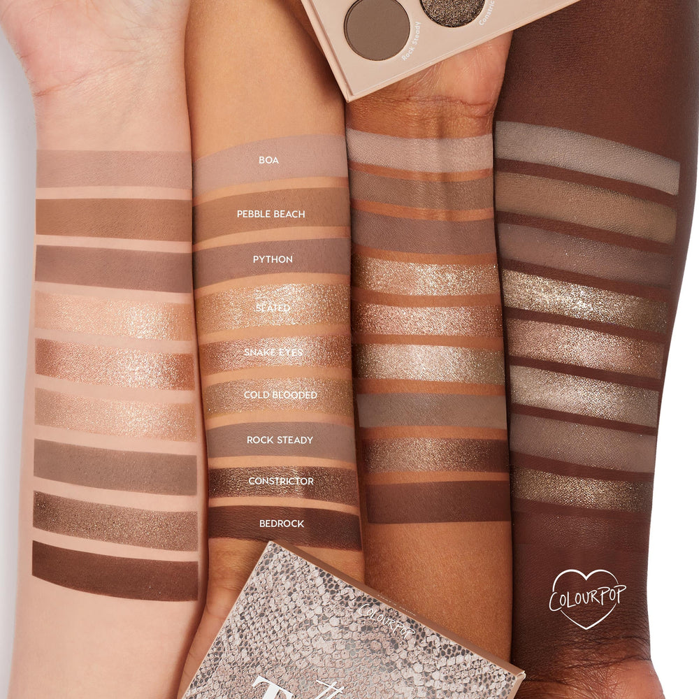 ColourPop That's Taupe, pigmentos de alta adherencia para color intenso y uniforme.