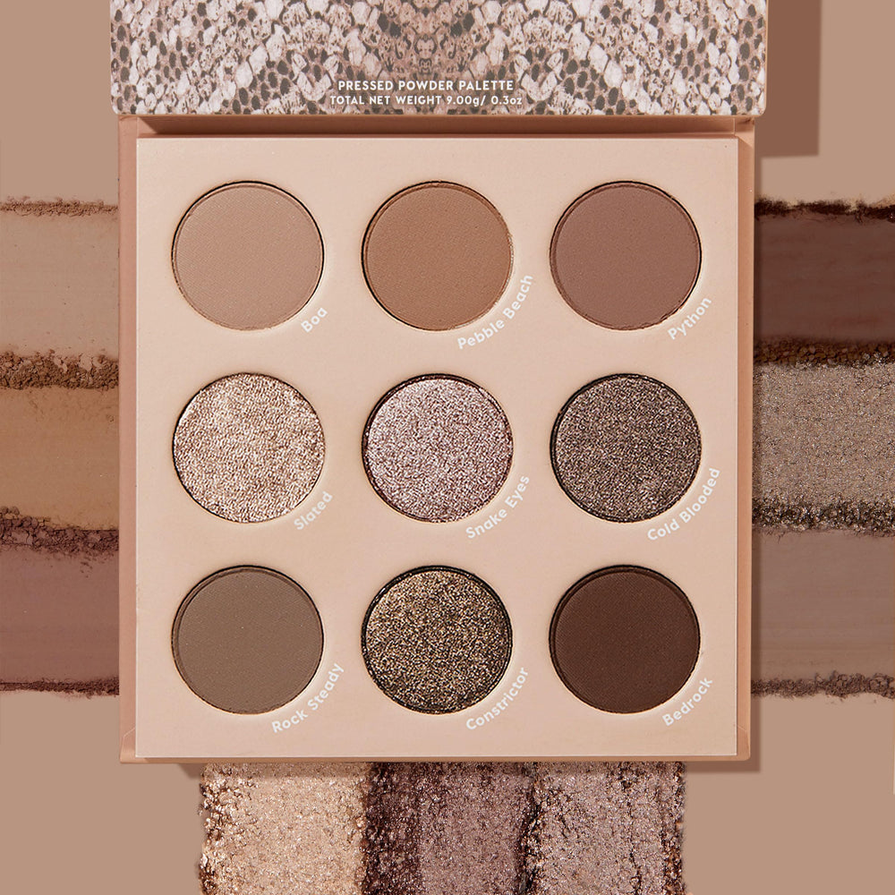 ColourPop That's Taupe, sombras metalizadas para un brillo sutil y profundo.