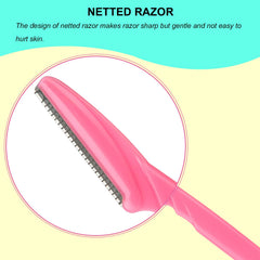 Colovis razador-cejas-mango-plastico: mango ergonómico para maniobras cómodas.