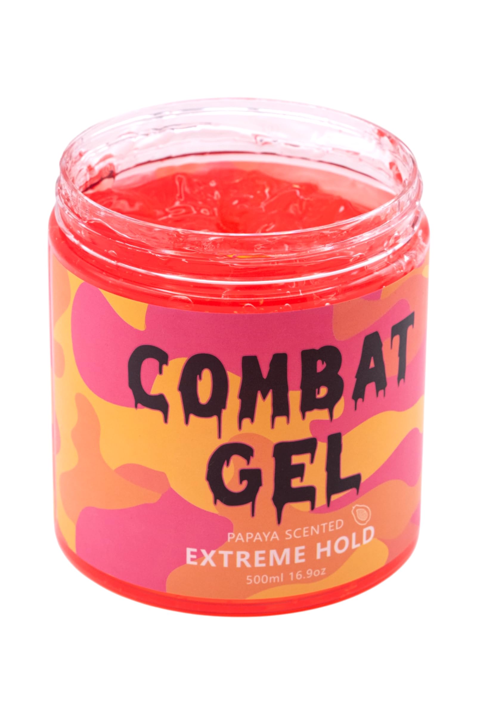 Combat Gel: textura satinada, aplicación suave para definir rizos y bordes.