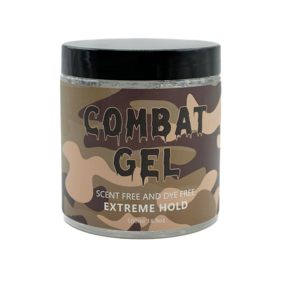 Combat Gel: textura sin fragancia para un peinado definido y limpio.