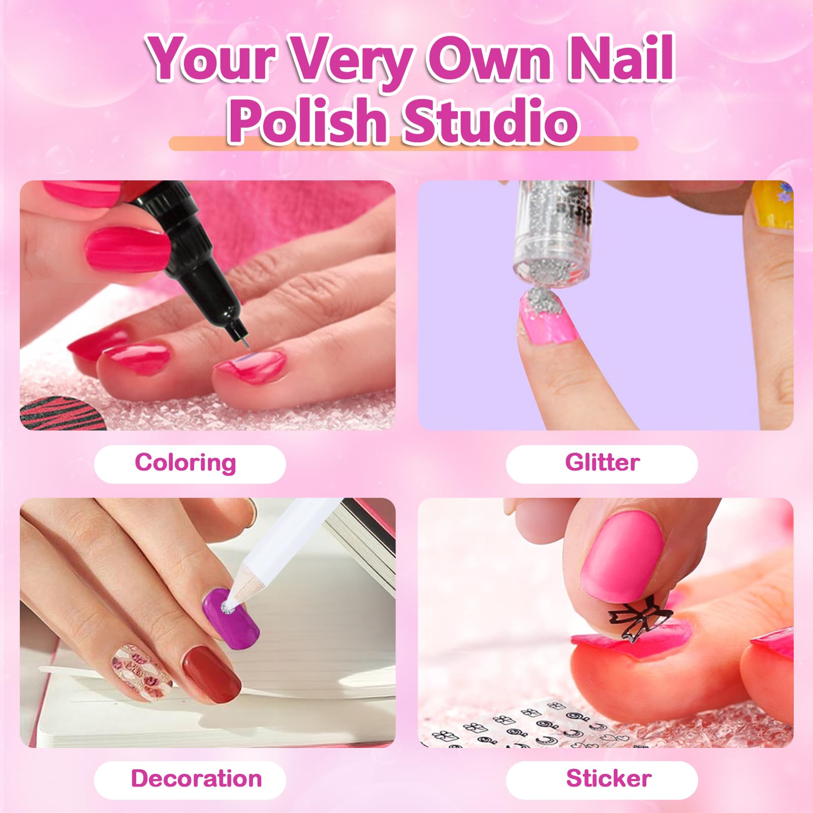 Brillos y gemas Combaybe para adornos brillantes en uñas y looks temáticos.