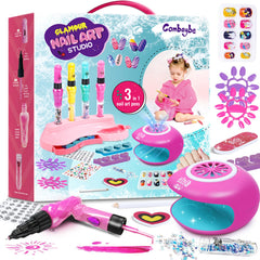 Set de esmalte infantil Combaybe con 4 lapices de arte para uñas, inspira creatividad segura.
