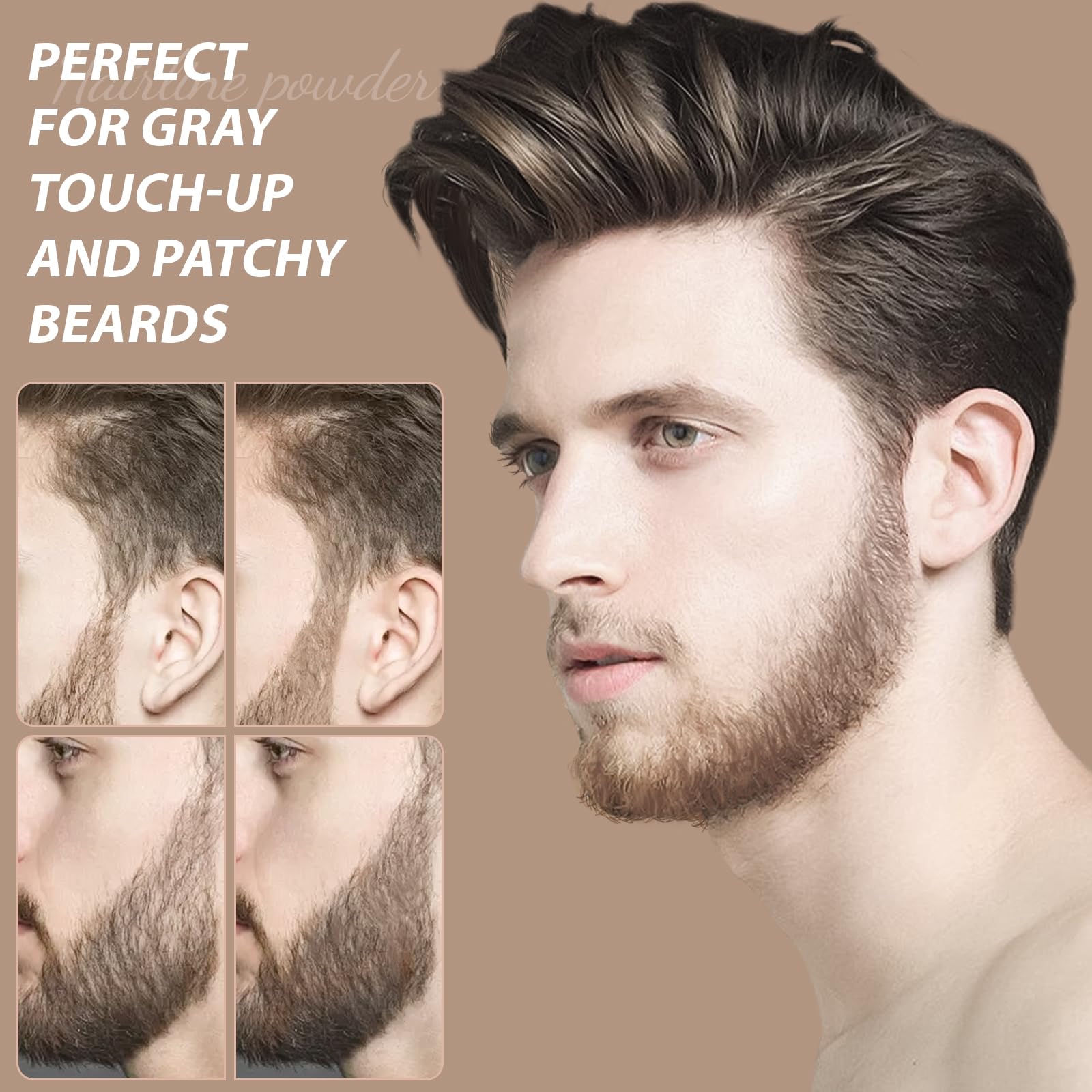 Comdian empaque portátil y compacto para retoques de cabello en movimiento.