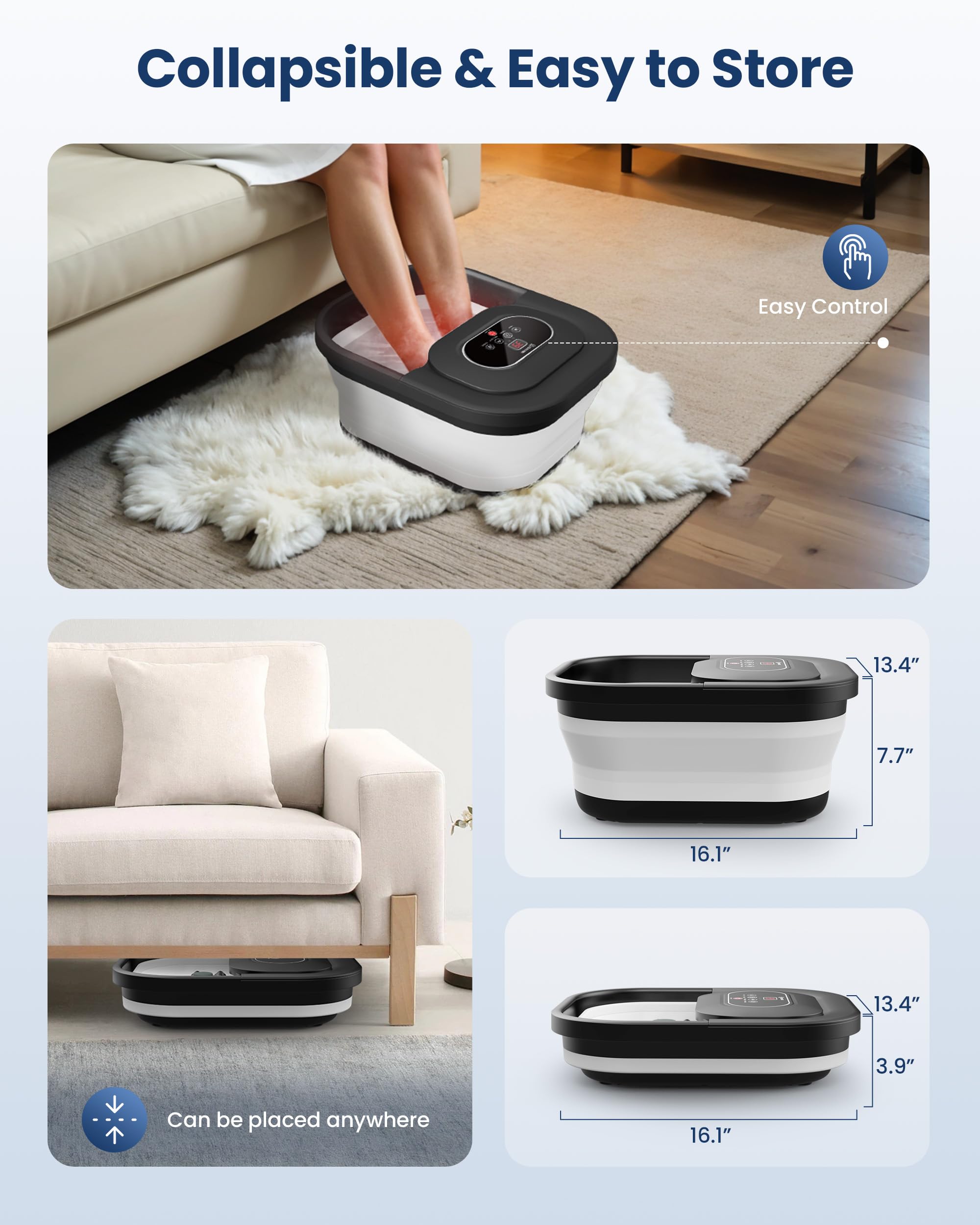 COMFIER temporizador integrado, programa sesiones según tus necesidades