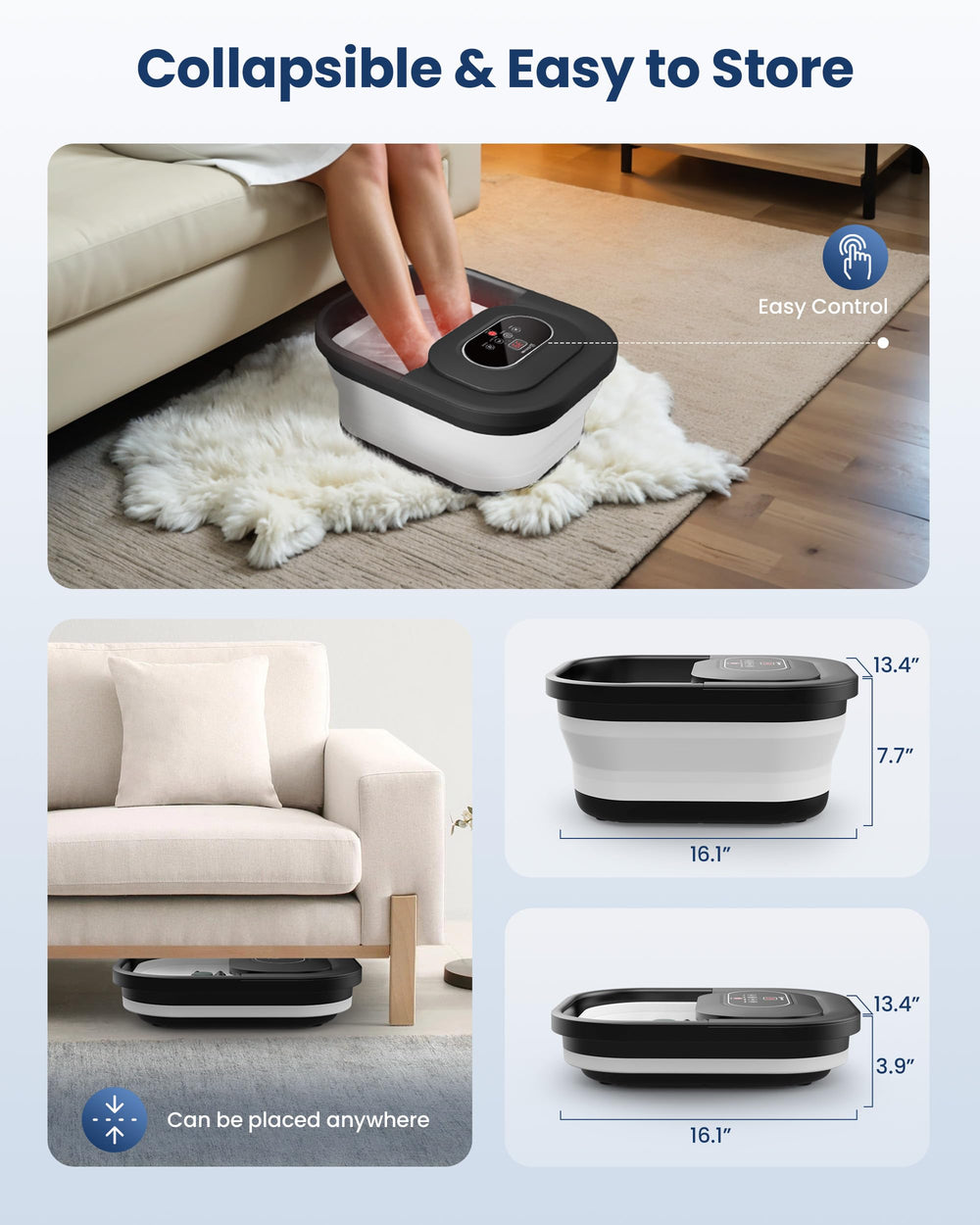 COMFIER temporizador integrado, programa sesiones según tus necesidades