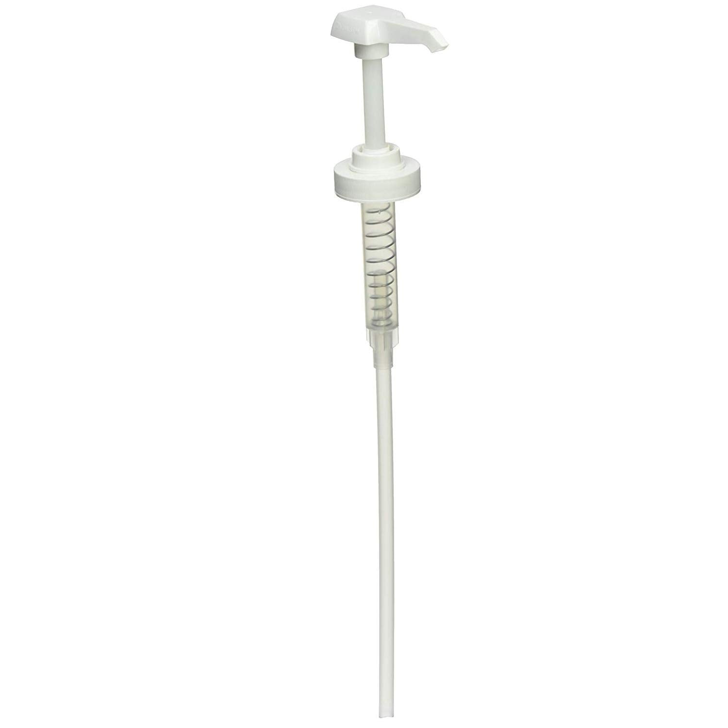 Bomba dispensadora Comfort Axis en botella 38-400 para evitar derrames de pintura.