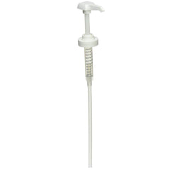 Bomba dispensadora Comfort Axis en botella 38-400 para evitar derrames de pintura.