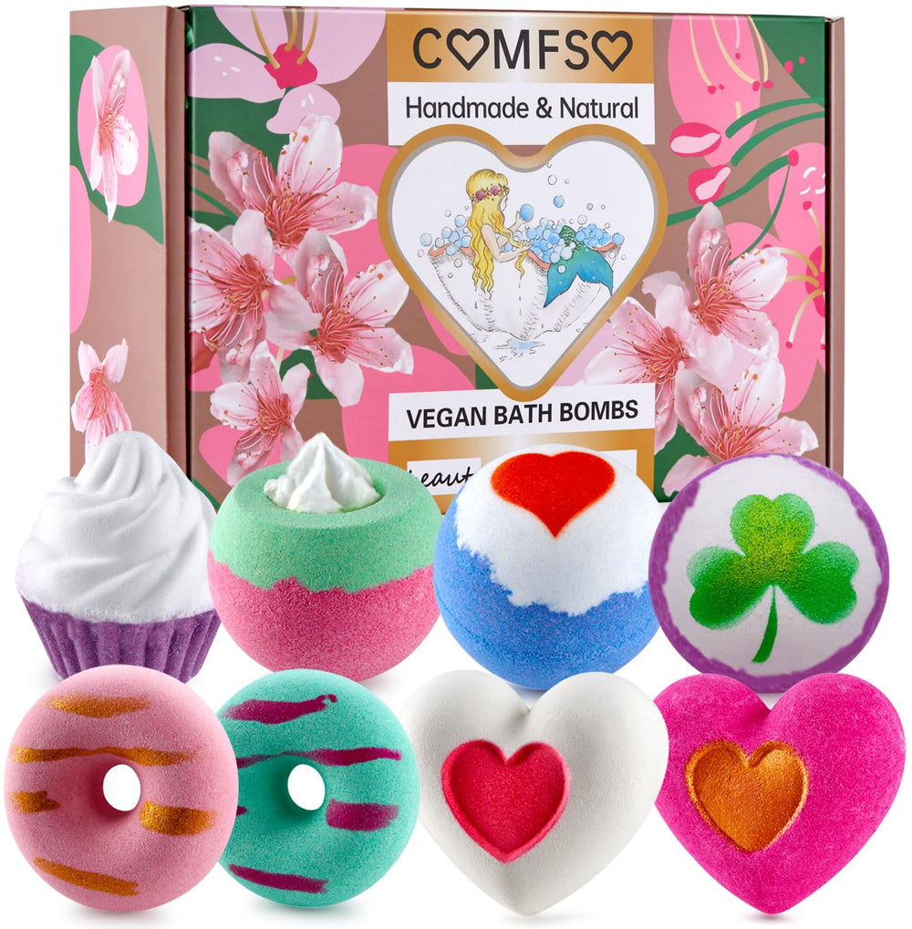 Bombas de baño Comfso lavanda: ritual de aromaterapia para la relajación nocturna
