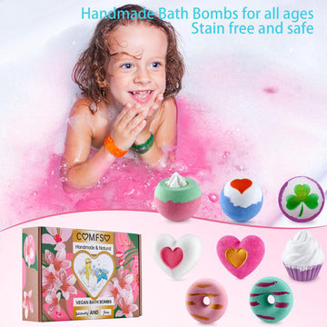 Bombas de baño Comfso limón-pomelo: fragancia cítrica estimulante