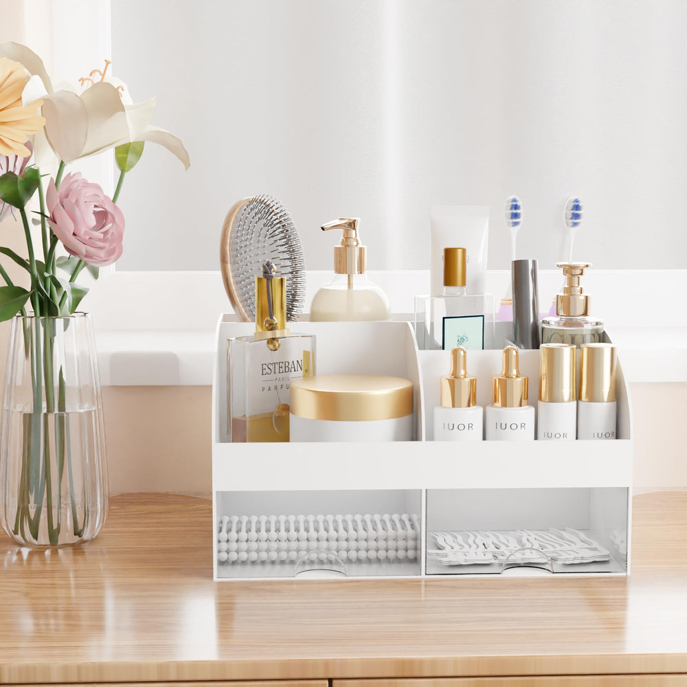 COMFYROOM Organisateur-maquillage tiroirs-durables 2P — design robuste pour un rangement durable.