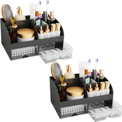 COMFYROOM organizador de maquillaje con cajones transparentes, facilita encontrar labiales rápido