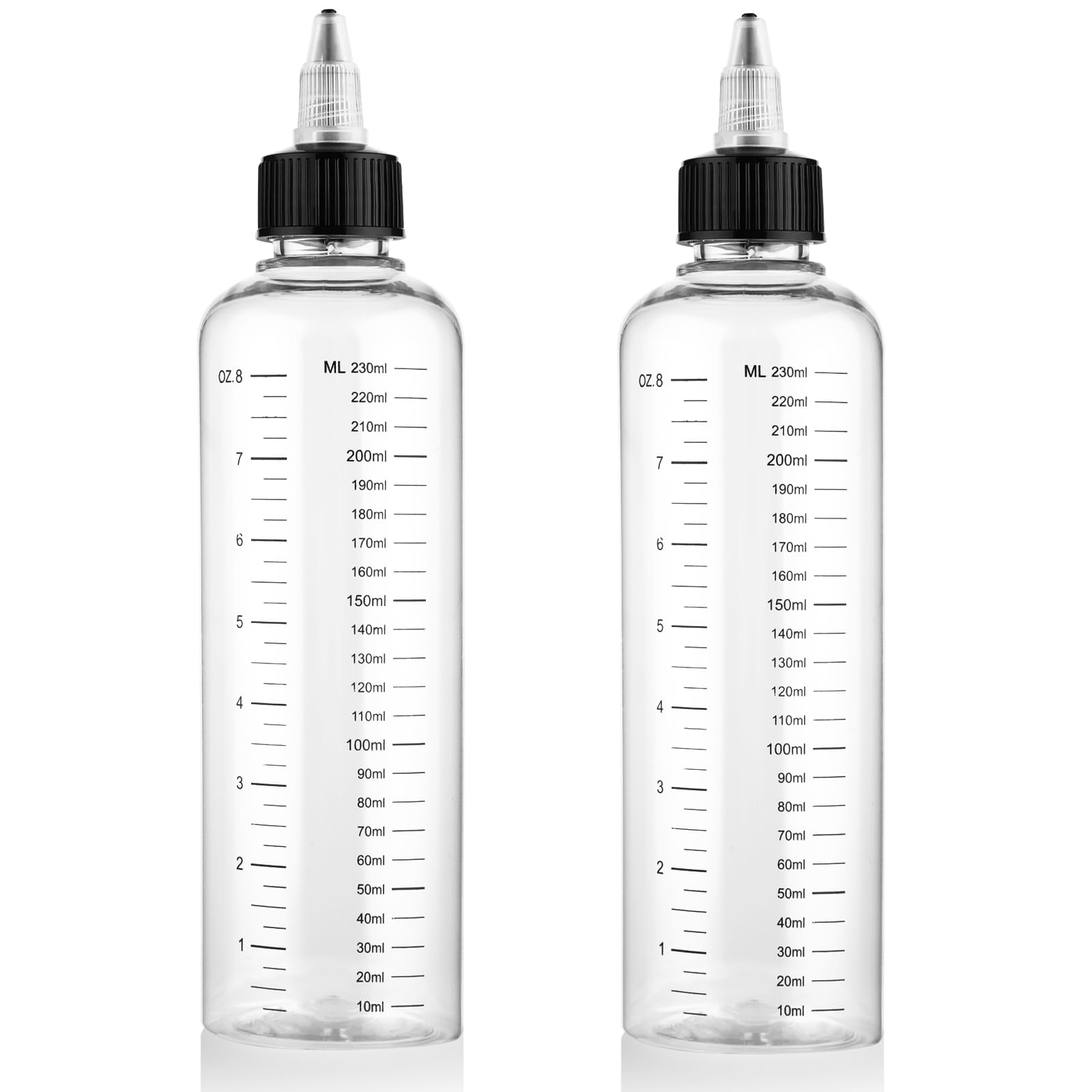 Botellas aplicador COMNICO con boca punta para penetrar raíces capilares