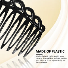 COMNICO: juego de 6 peines laterales en varios colores para decorar el cabello