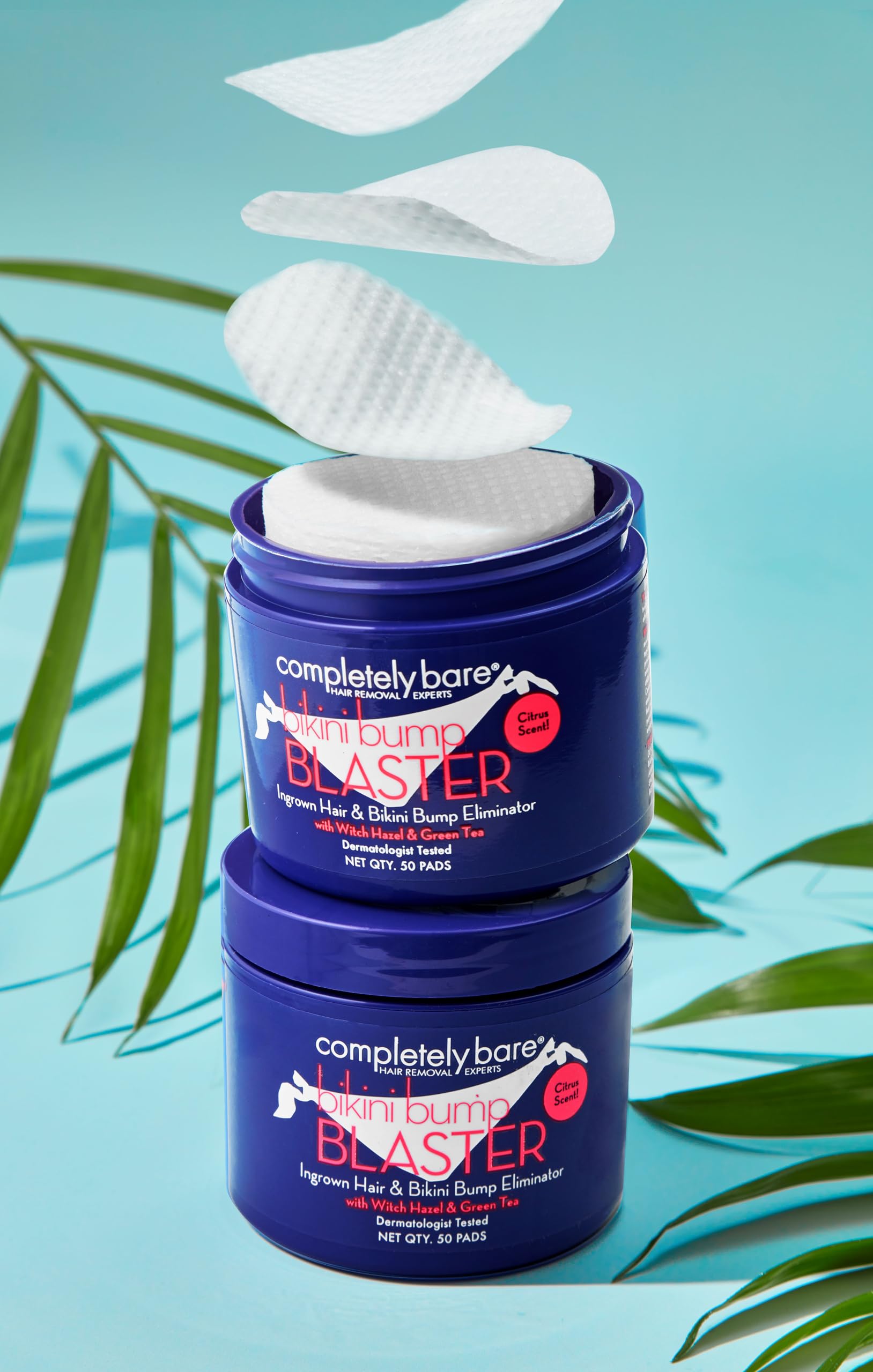 Completely Bare bikini bump blaster: pad exfoliante para suavizar la piel.