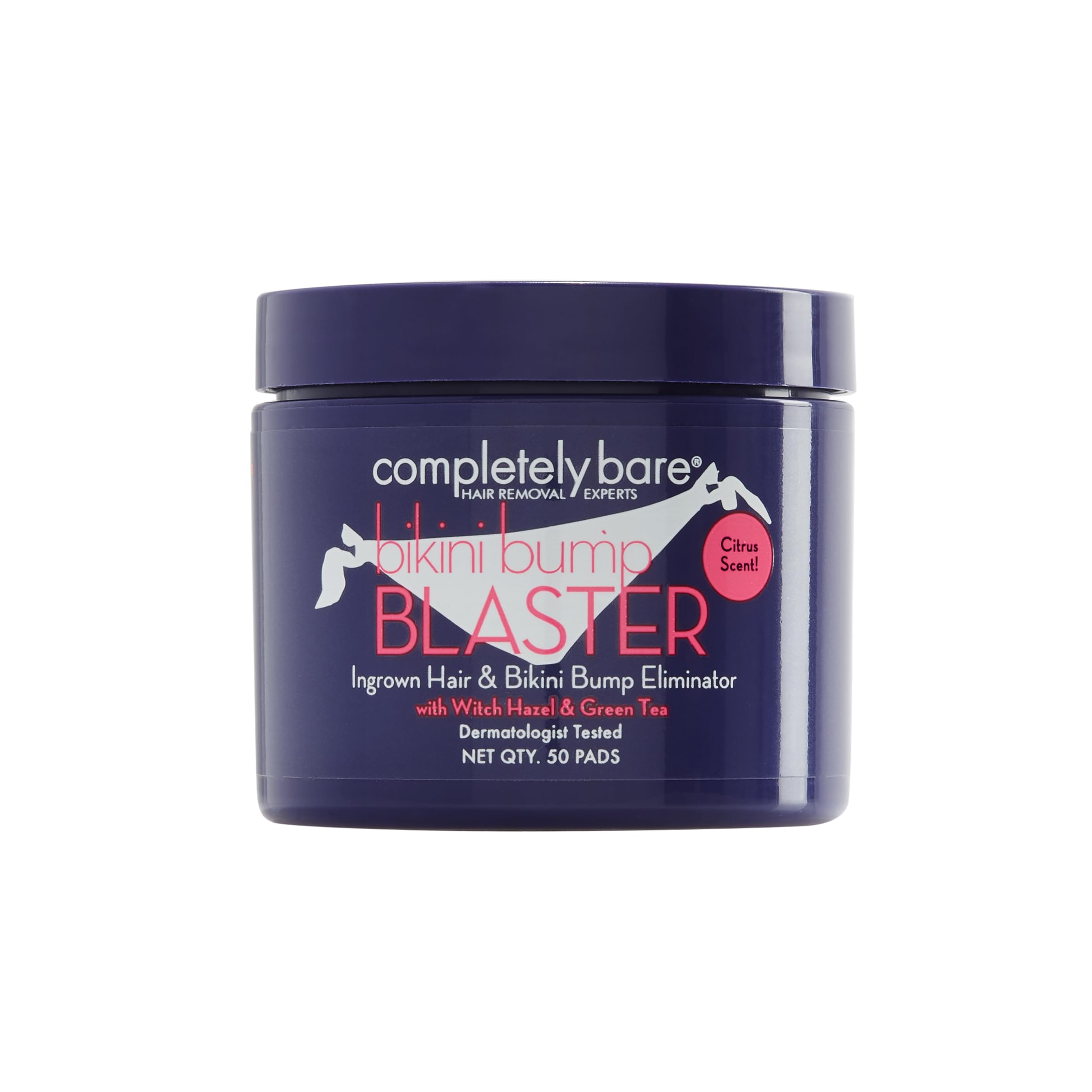 Completely Bare bikini bump blaster: paquetes prehumedecidos para exfoliar la piel.