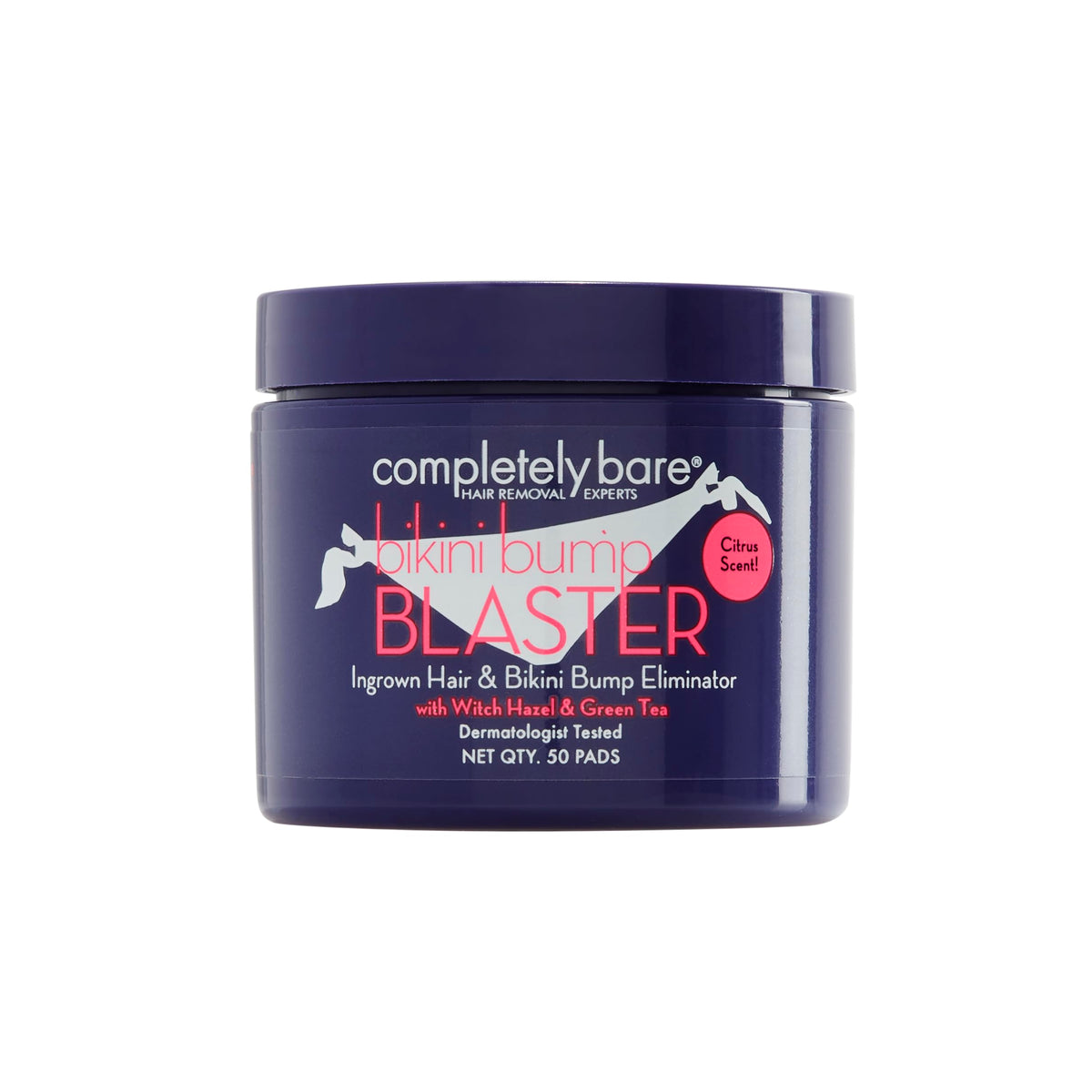 Completely Bare bikini bump blaster: paquetes prehumedecidos para exfoliar la piel.