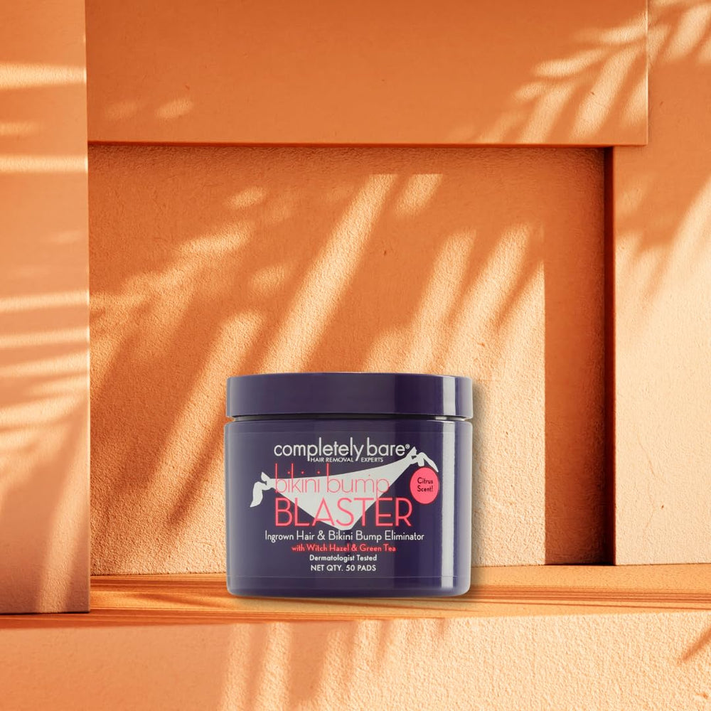 Completely Bare bikini bump blaster: vegano y cruelty-free para cuidado responsable.