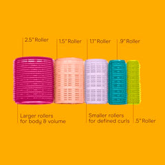 Conair bolsa reutilizable con cremallera para viajar y guardar rodillos.